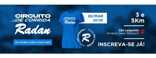 28/03/2026 - CIRCUITO DE CORRIDA RADAN - SAO LEOPOLDO ÀS 20h30min