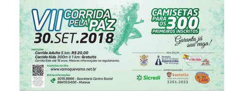 30/9 - VII CORRIDA PELA PAZ DA RESTINGA - POA
