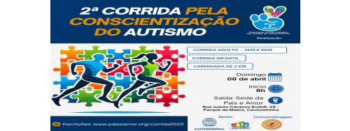 06/04/2025 - 2ªCORRIDA CONSCIENTIZAÇÃO AUTISMO - Cachoeirinha