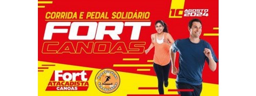 10 de Agosto -  Corrida e Pedal solidários FORT ATACADISTA Canoas