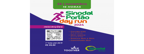 23-NOV-2024 - SINODAL PORTÃO DAY RUN